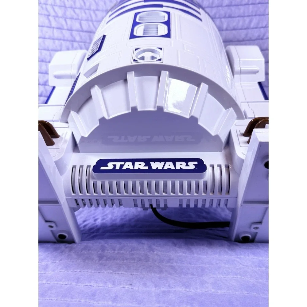Disney Star Wars R2-D2 Popcorn Maker Hot Air Machine No Box + (4) Popcorn Holder
